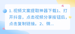 视频文案提取软件电脑可以用吗(视频文案提取神器下载)