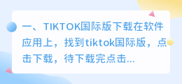 TIKTOK国际版官网版下载v18(TIKTOK国际版下载)