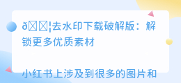 去水印下载破解版