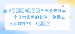免费去水印软件55