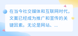 号 文案提取