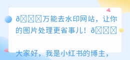 万能去水印网站