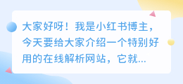 筷手去水印在线解析网站