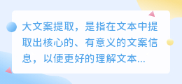 大文案提取