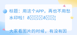 轻去水印下载