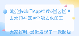 全能去水印王