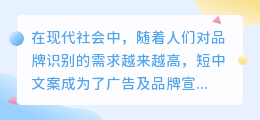 短中文案提取