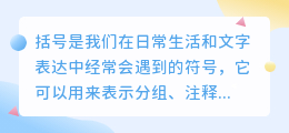 怎么提取括号内的文字内容