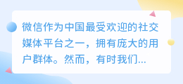微信提取文字怎么提不了