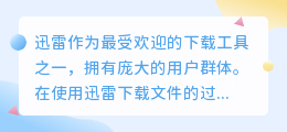 怎么提取迅雷中的视频资源