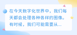 提取图片中的内容怎么操作