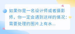 pr去水印