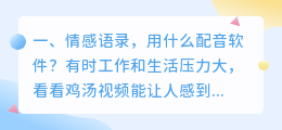 身临其境用的是什么配音软件?