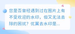 优翼去水印