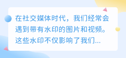 去水印轻抖