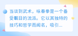 咏春拳视频去水印