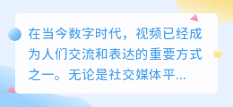 H视频去水印