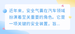 安全气囊视频去水印