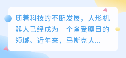 马斯克人形机器人