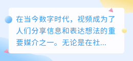 美少女战士视频去水印