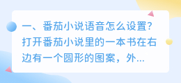 番茄语音 番茄小说怎么转换语音?