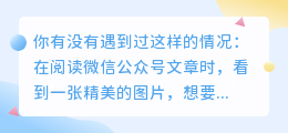微信公众号去水印攻略:告别水印烦恼,轻松保存心仪图片!