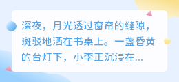 一款小说app，让你随时随地沉浸在精彩故事世界中