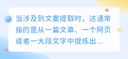 小红书文案提取秘诀:从海量信息中提炼出吸睛标题与精彩内容!
