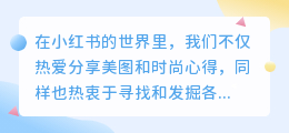 揭秘小红书视频文案提取秘诀：高效工具助你轻松提取，分享更便捷！